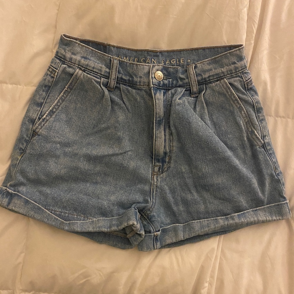 AE Denim Mom Shorts